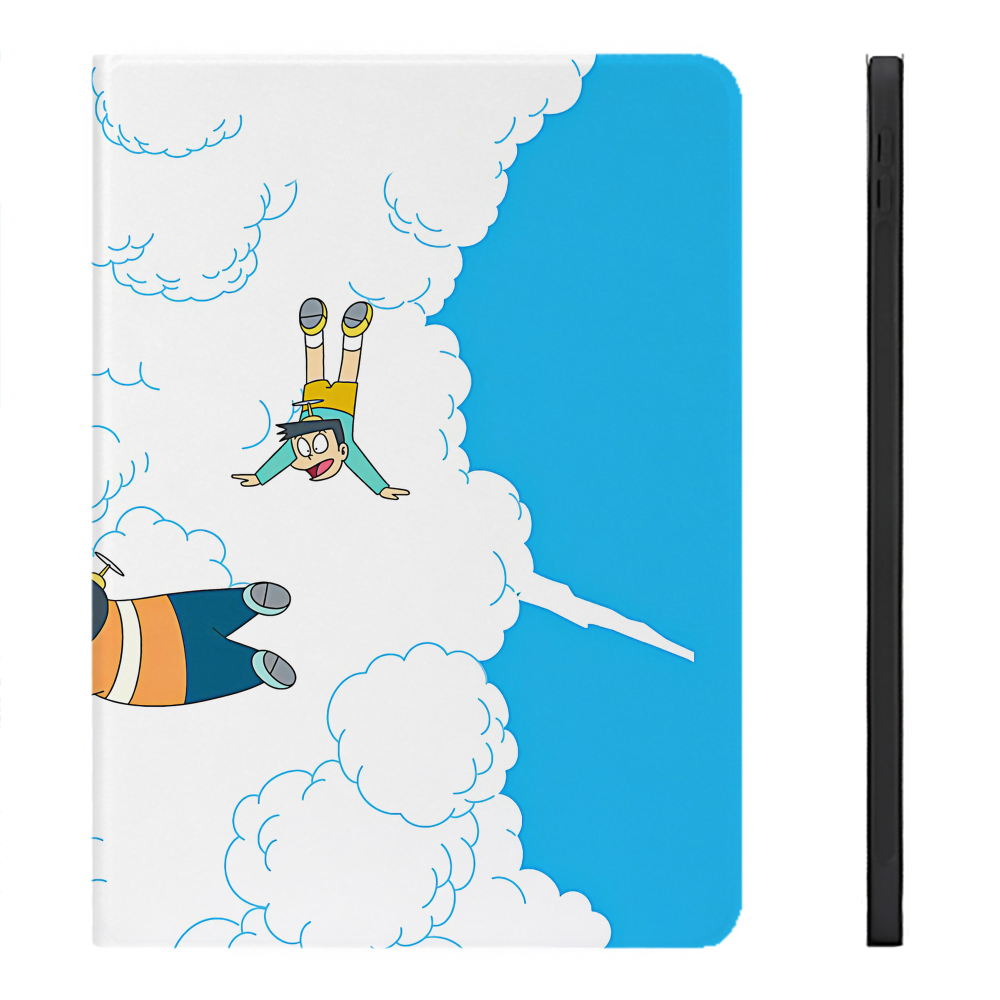 （画像用） ドラえもん Doraemon IPadケース ペンホルダー付き ブックスタイルデザイン